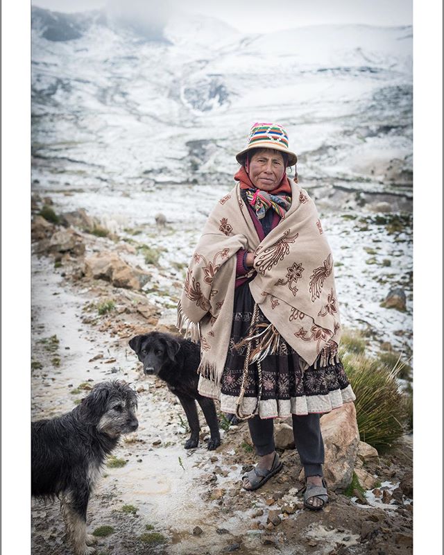 Mujer an&oacute;nima
Ausangate, Cusco, 2017 
En un recorrido por las zonas altas del Ausangate, en el sudeste de la regi&oacute;n de Cusco, nos encontramos con una mujer alpaquera. Luce solitaria si no fuera por un centenar de alpacas que la rodean, 