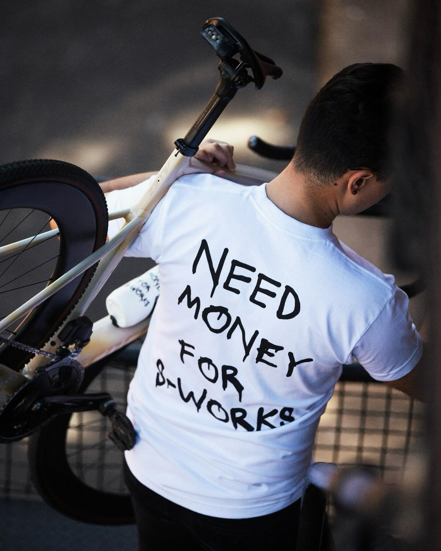 💸 NMFSW 💸

Introducing the &lsquo;Need Money For S-Works&rsquo; line! Whether you&rsquo;re saving up for S-Works or already shredding on one, we&rsquo;ve got your back!

First up, our new US-made 🇺🇸 Heavyweight Ringspun cotton tees, available in 
