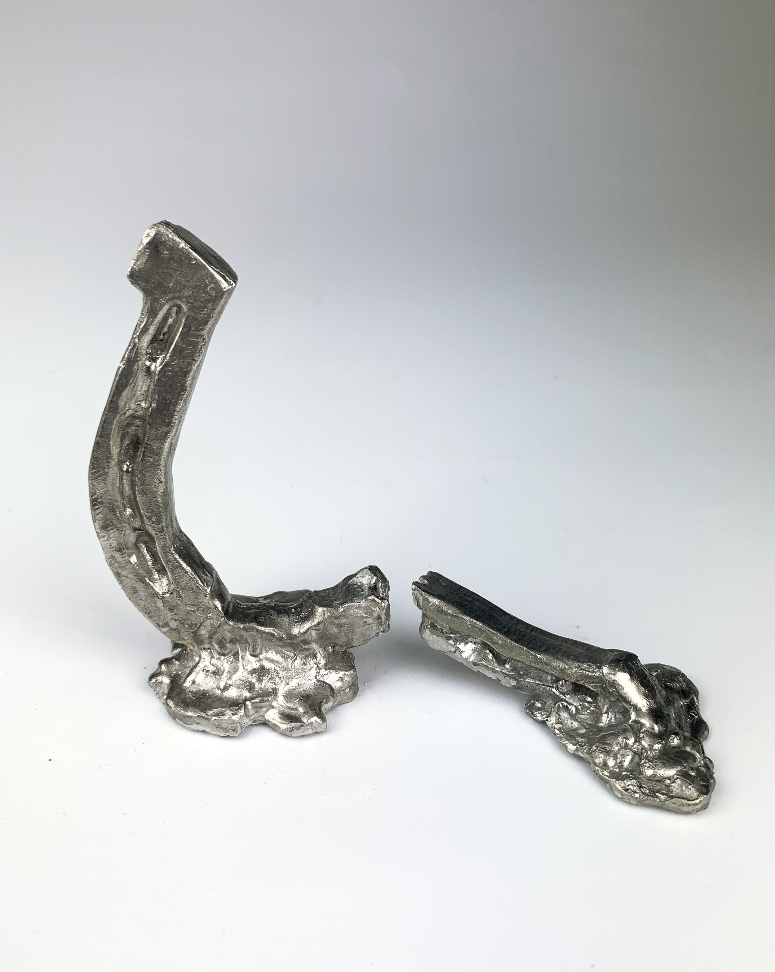  Andrew Wang,  When Luck Runs Out: Horseshoe , 2021, Cast Bismuth   