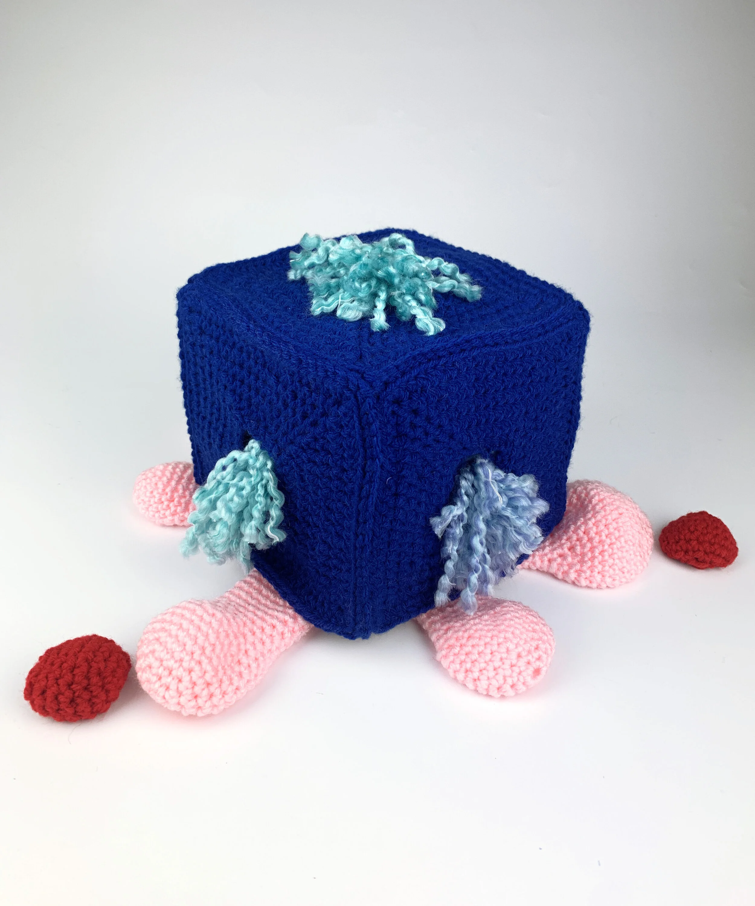  Emma Sock,  Do I understand? I think so. Let’s talk about it.,  yarn, 2021.  