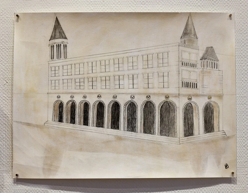  Isa Rosario-Blake,  Scandalous Opulence , Spices, Charcoal, Graphite, 2021.  