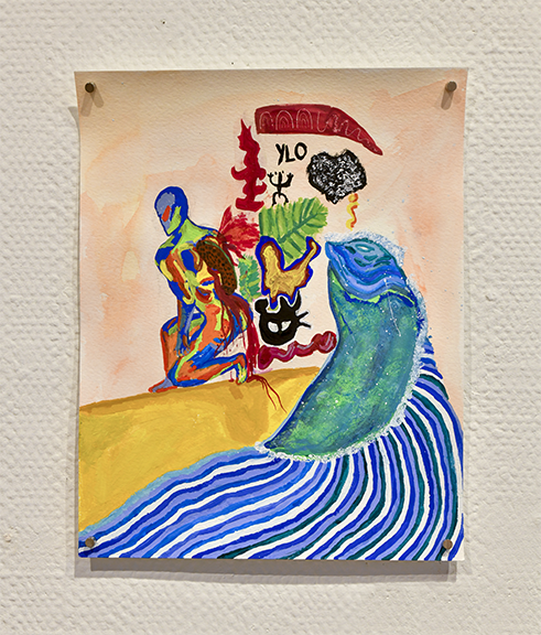  Isa Rosario-Blake,  Pa’lante: the Reinvention of Deminan Caracaracol , Gouache, Watercolor, 2021.  