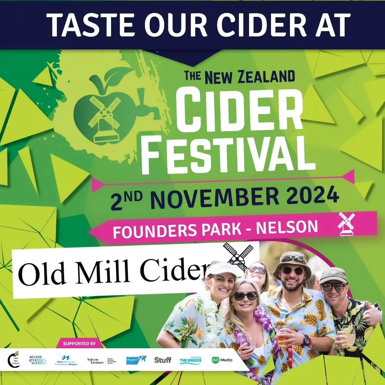 Try Out Our Unique Cider Range at the New Zealand Cider Festival
2nd of November 2024
@nzciderfestival