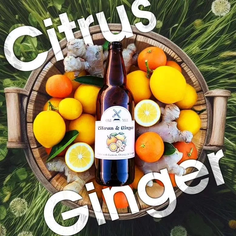 Old Mills latest arrival Cirust and Ginger 🍋🫚 
#cider #oldmillcider #citrus #ginger #thatshowilikeit