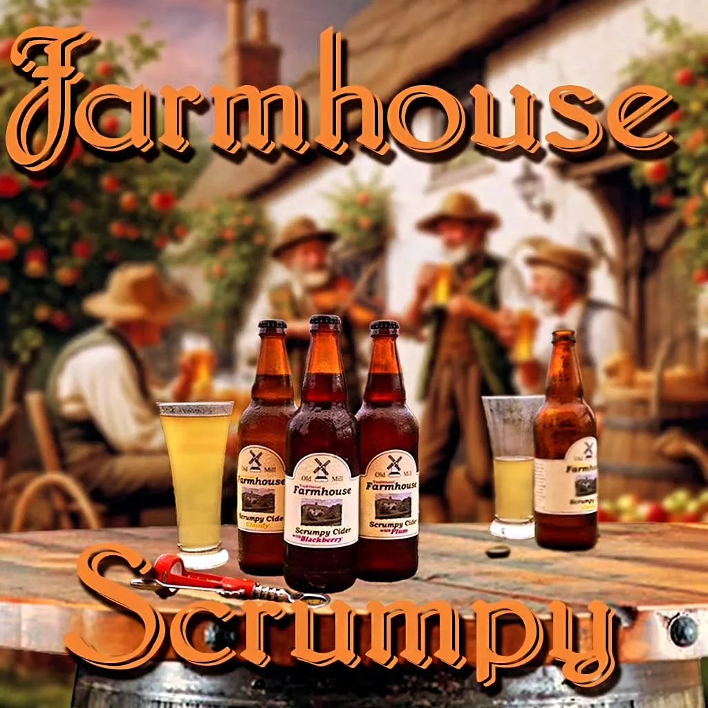 Farmhouse Scrumpy, 3 Unique Blends
-Blackberry
-Cloudy
-Plum
#cider #newzealand #realfruitcider #kiwias #oldmillcider #scrumpy #thatshowilikeit