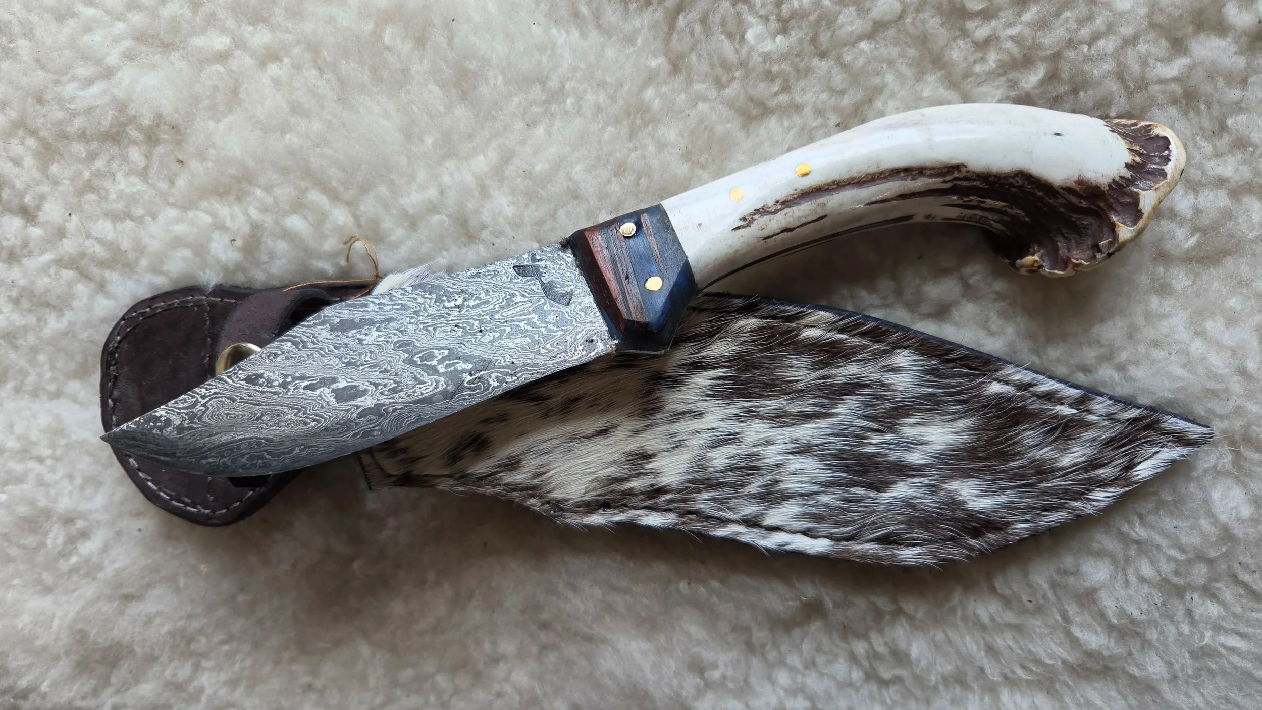 Damascus Hunting Knife