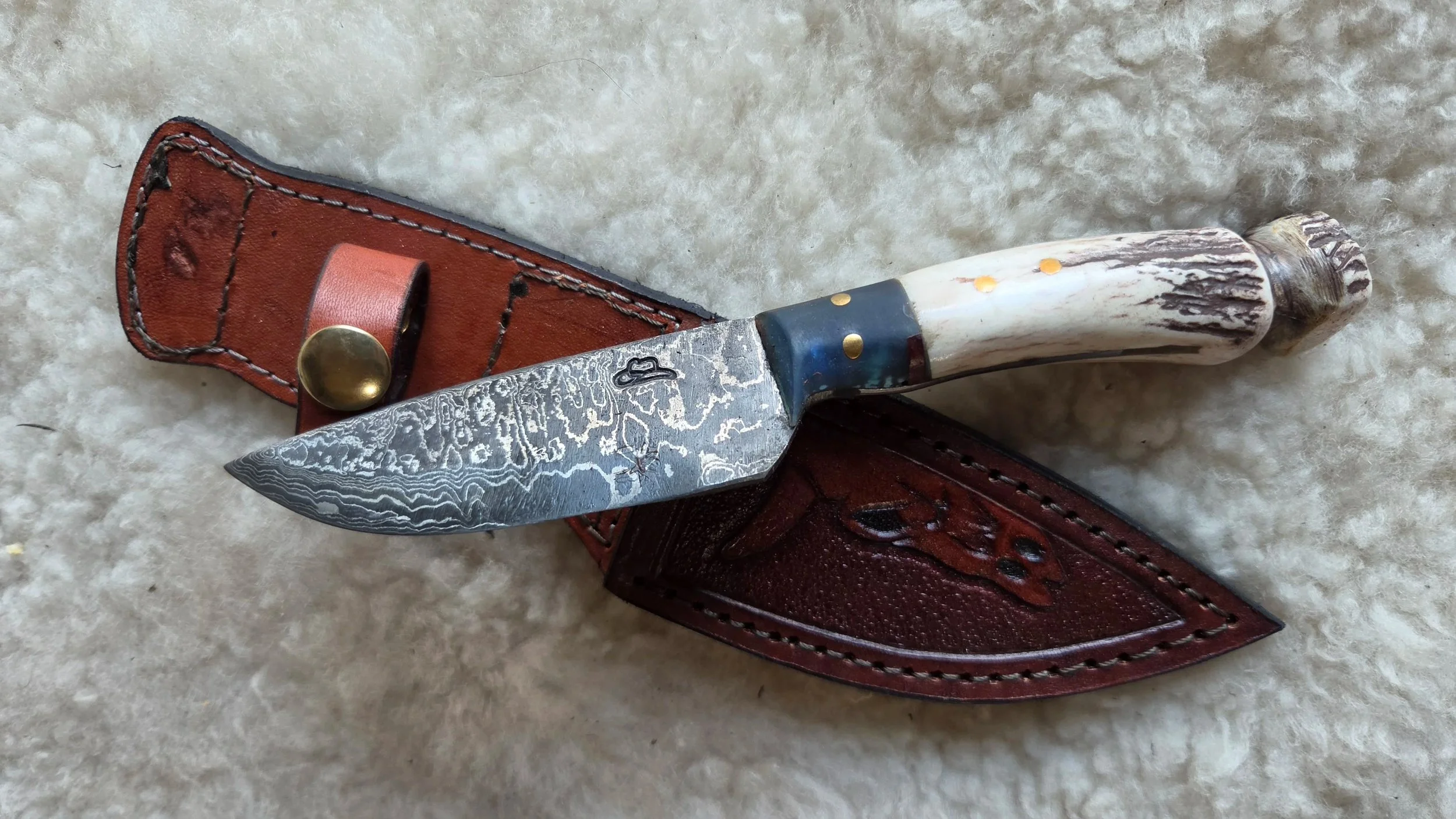 Damascus Everyday Carry Knife