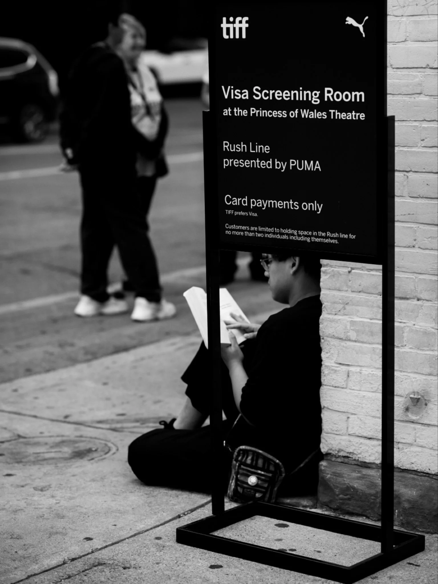 Weekends are for reading and not rushing #iykyk #tiff #tiff50 #rushline #filmfestival #weekend #throwback