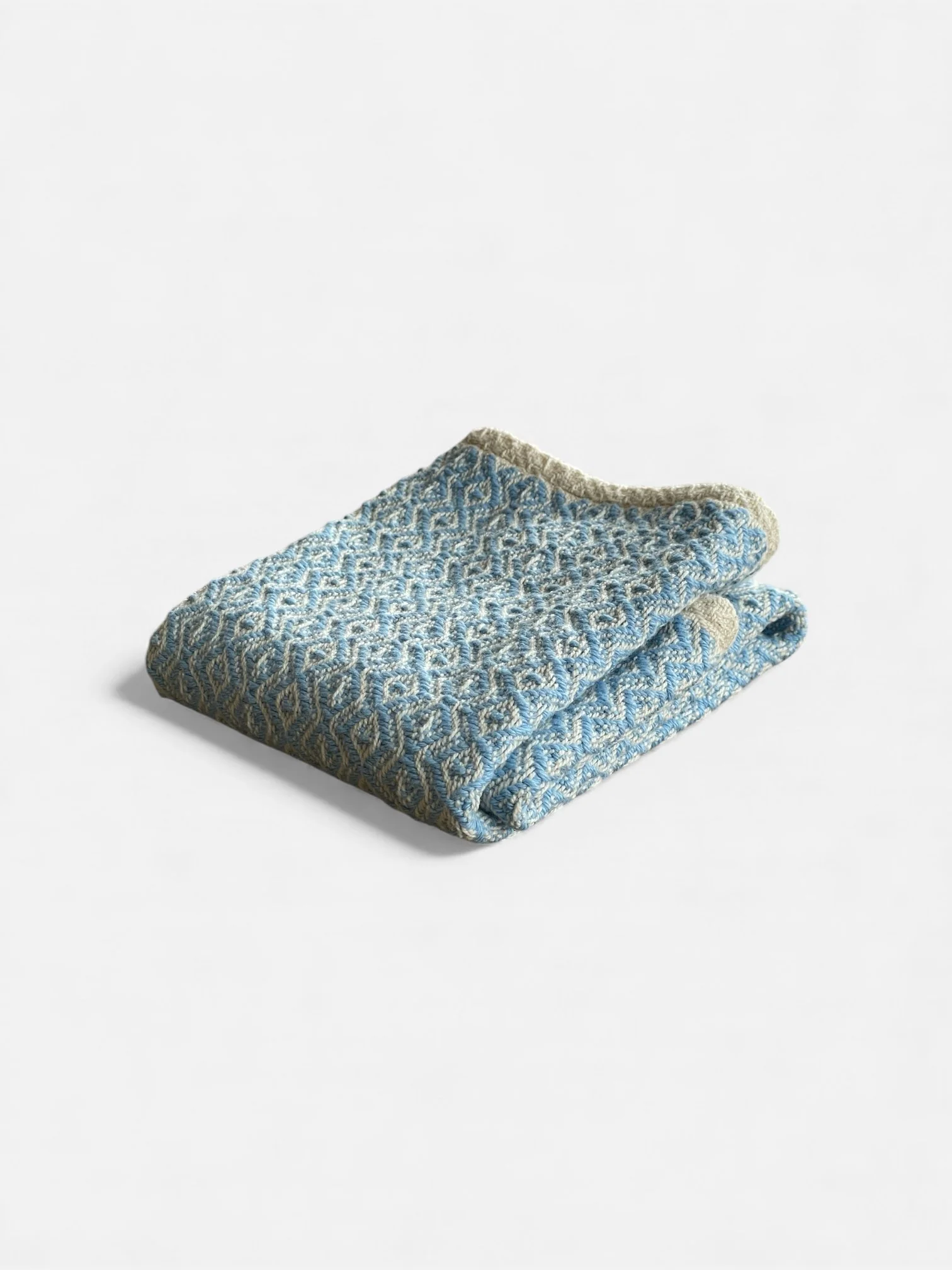 Cotton Hand Towel in Sky Blue