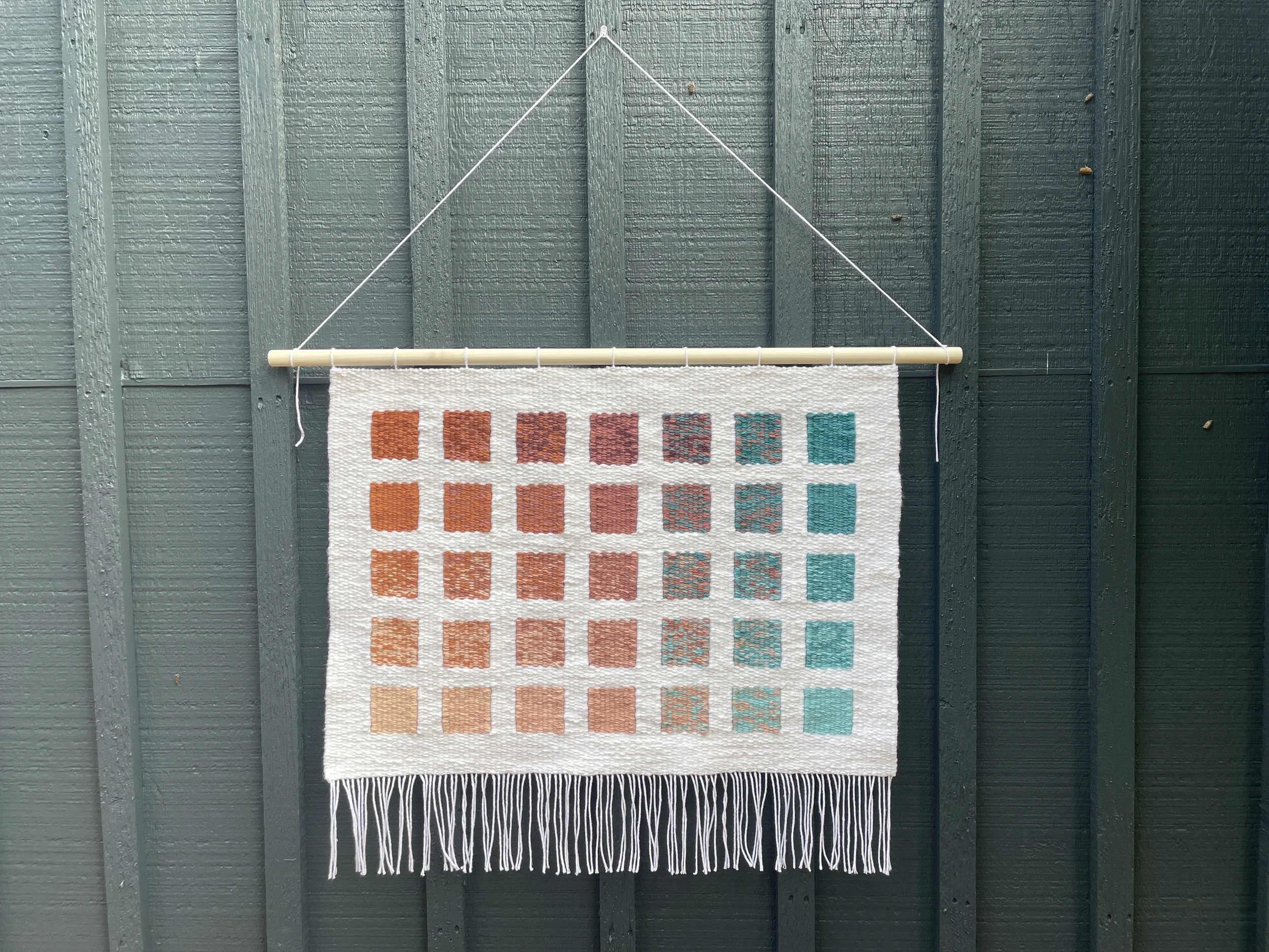 Desert Palette Handwoven Tapestry Modernist Abstract Art