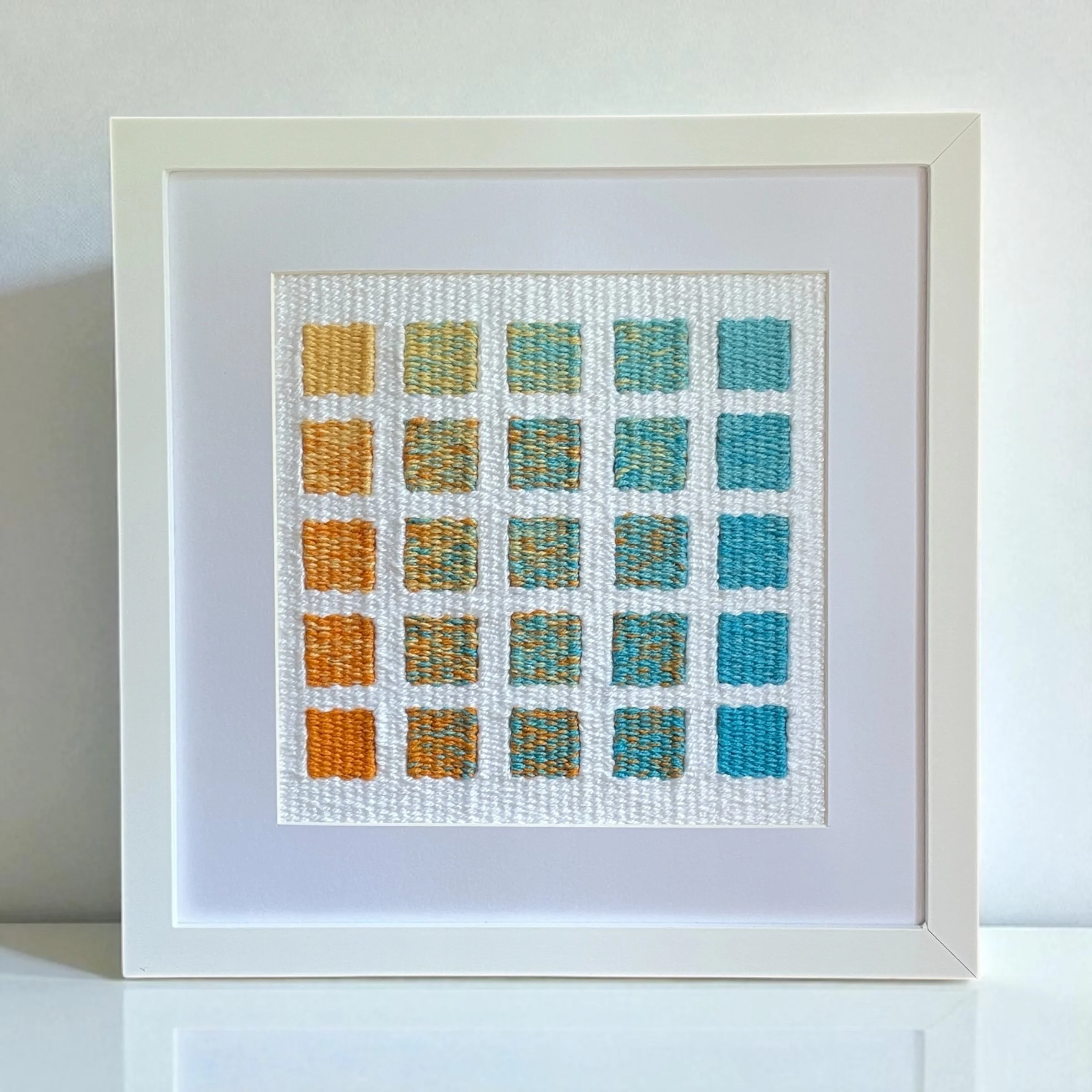 Sun and Sea Framed Palette Tapestry