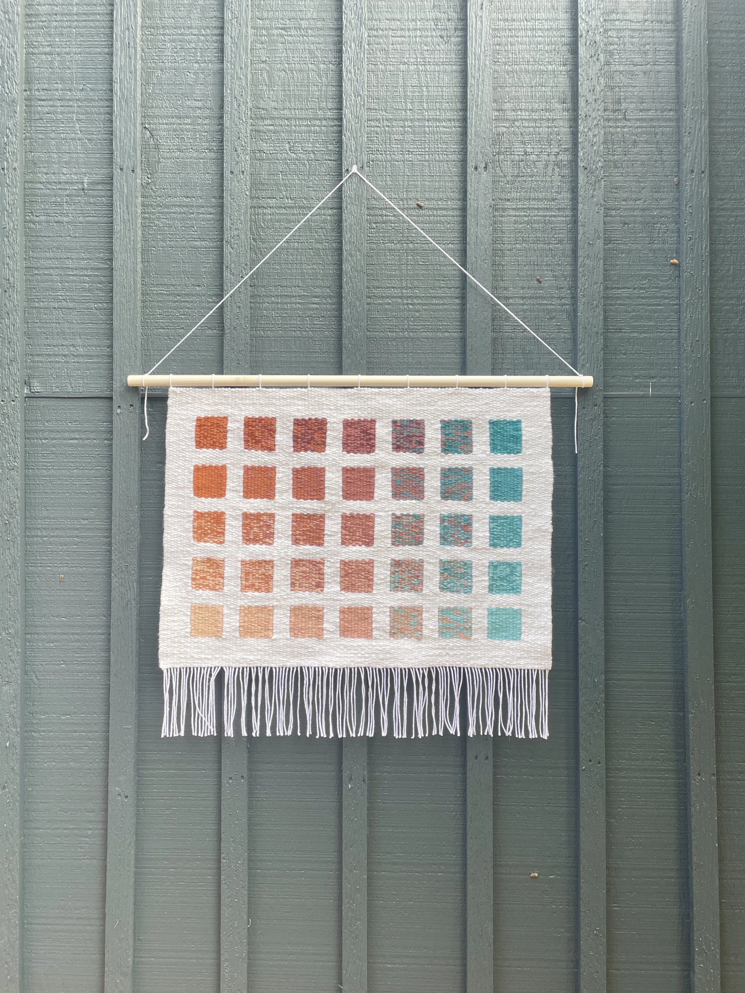 Desert Palette Handwoven Tapestry Modernist Abstract Art