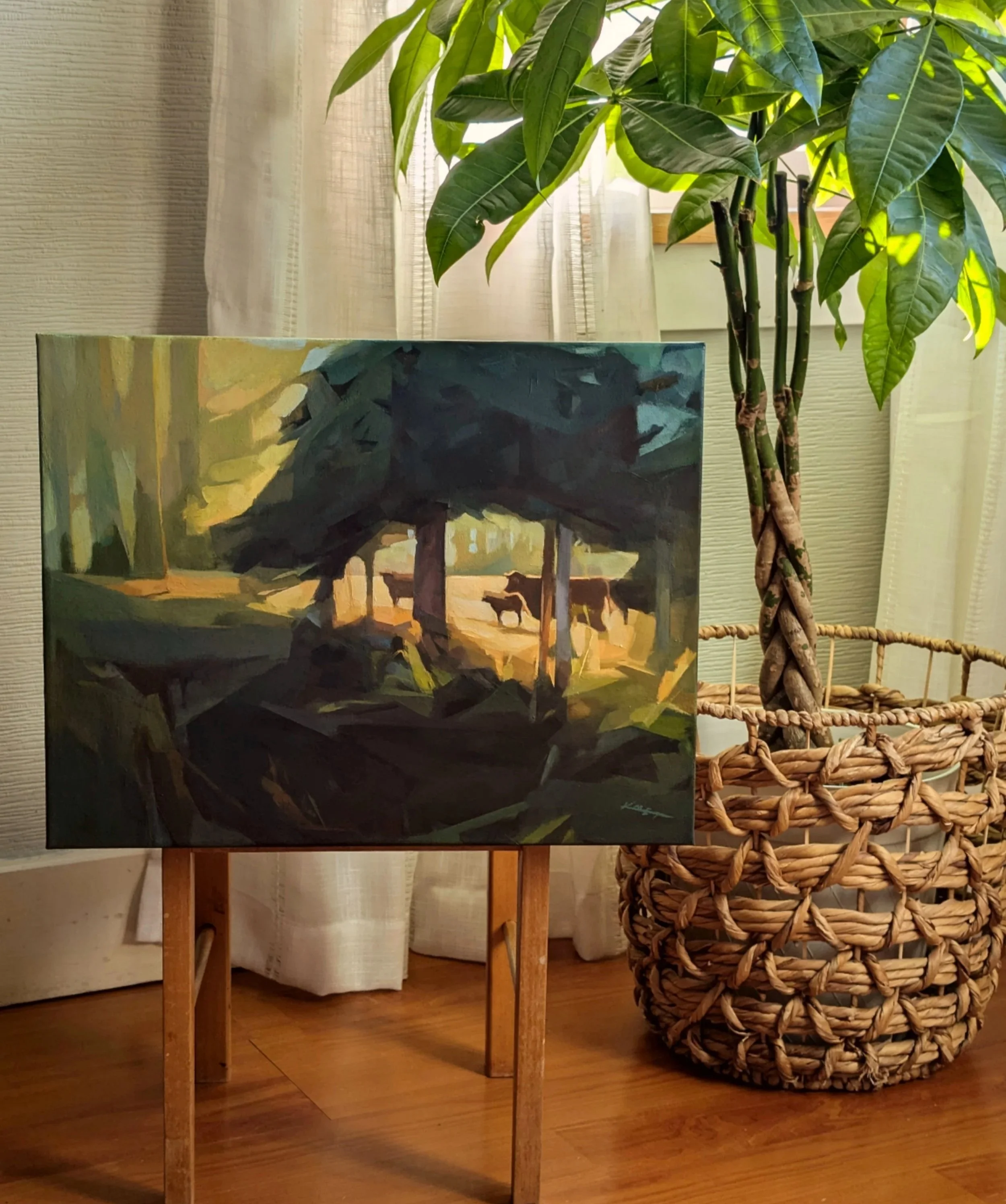 “14 x 18” Acrylic on Canvas  Smithers Art Gallery Jan 29  Community Art Exhibition “Roots in the Valley”