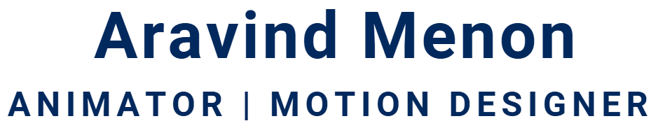 Aravind Menon - Animator | Motion Designer