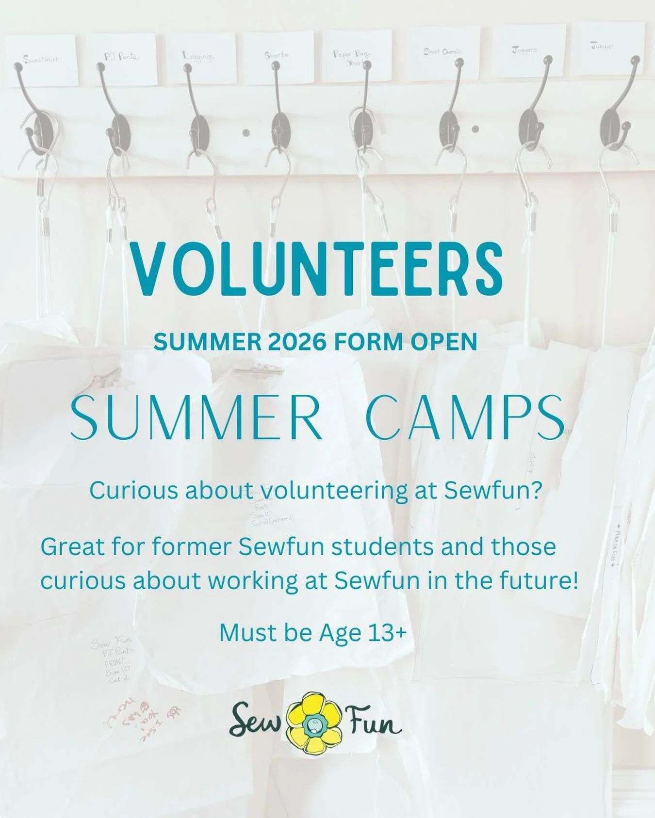 You can find the volunteer form on our Summer camp page ✨
~Link in our bio