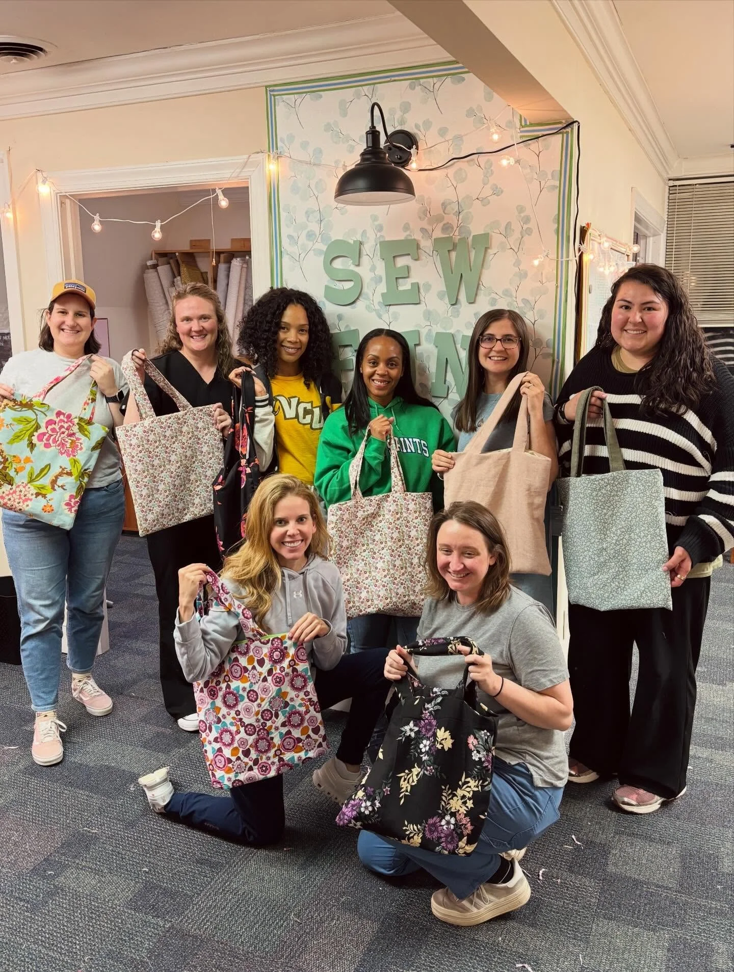 Wednesday night sewing class!