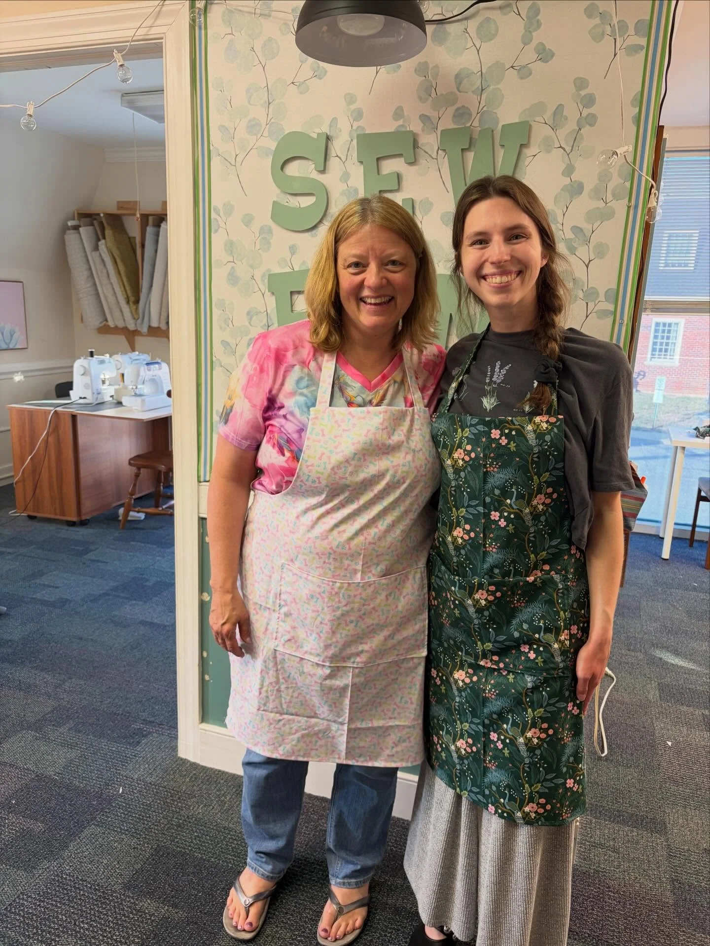 Loved how these aprons turned out!
✨Next Apron class is Saturday, May 30th
