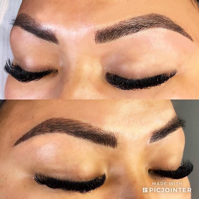 Brows refreshed!! Thanks @juju_beeee for coming to do your brows 🌺 text 808-777-9633 to book!