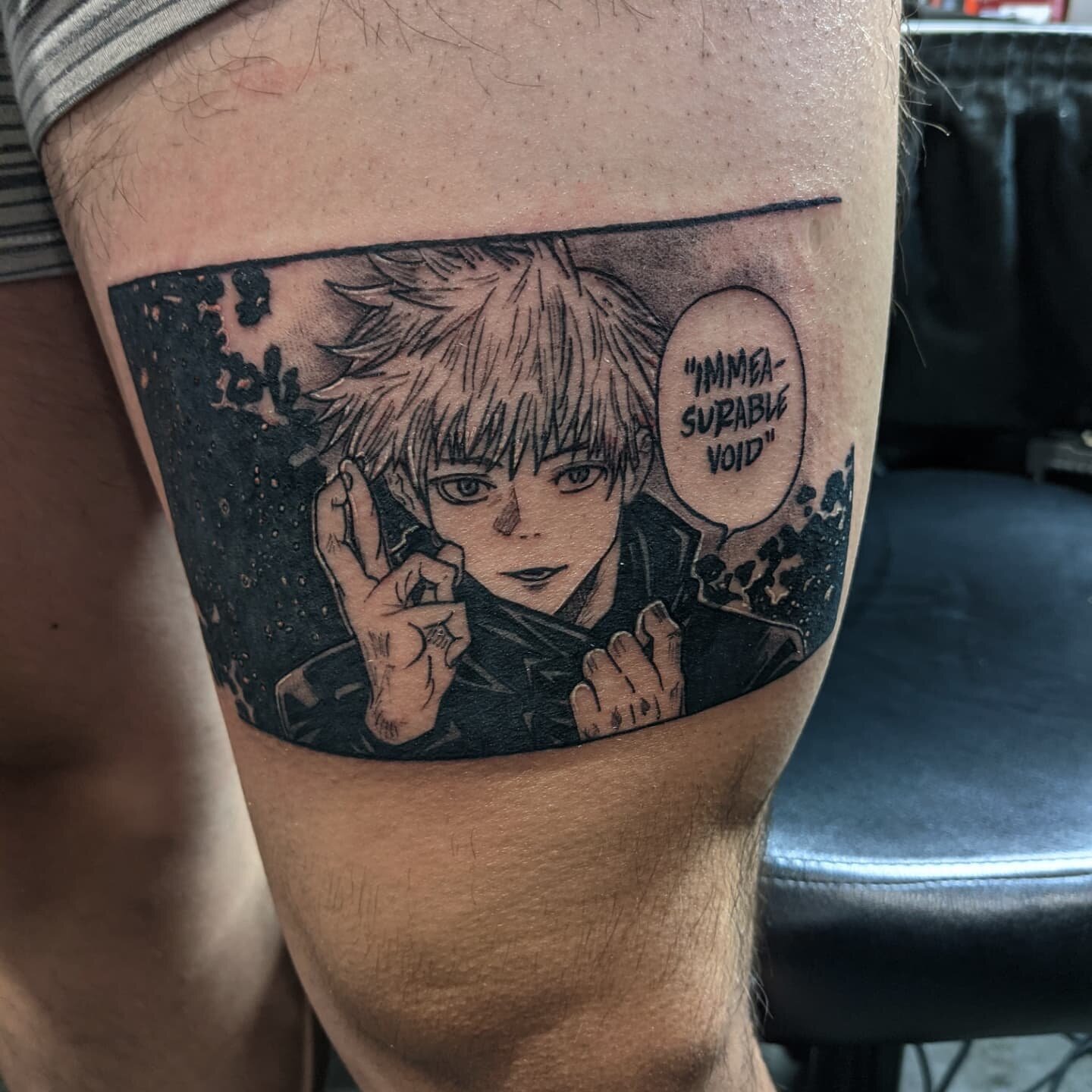 Another fun piece at @animeink_con walkup jujutsu Kaisen panel 🤘
