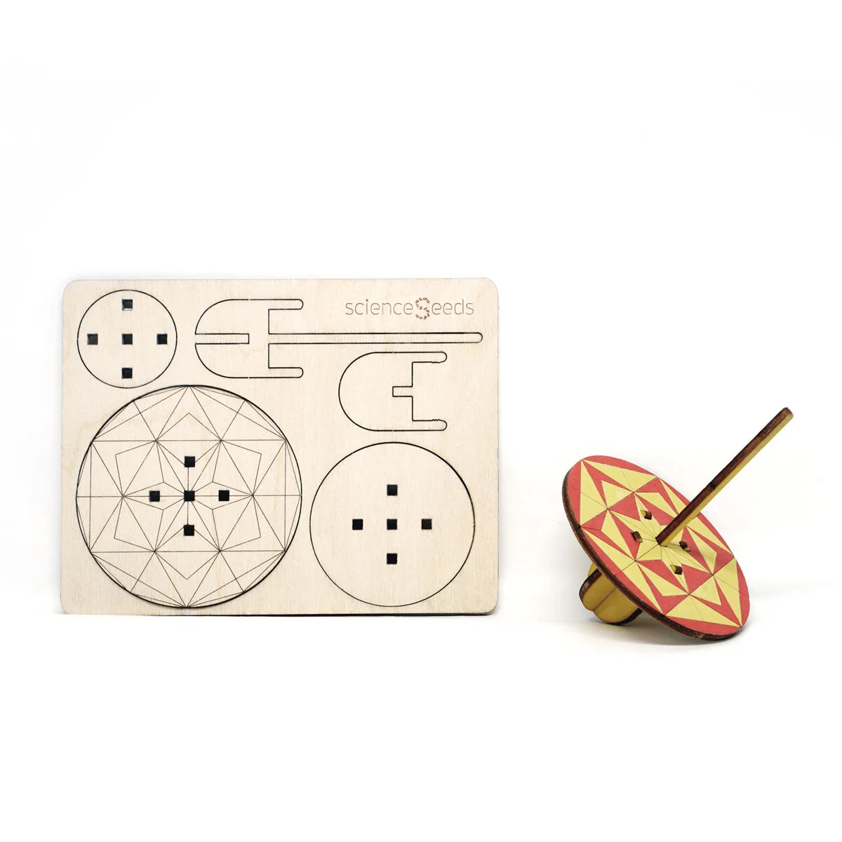 Geometric Star Spinning Top Kit