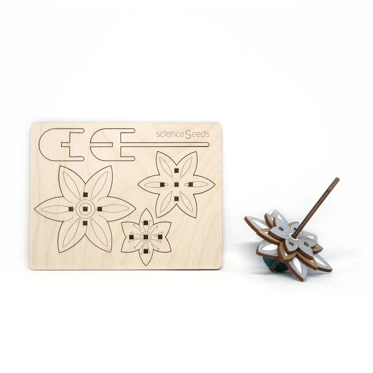 Dahlia Flower Spinning Top Kit