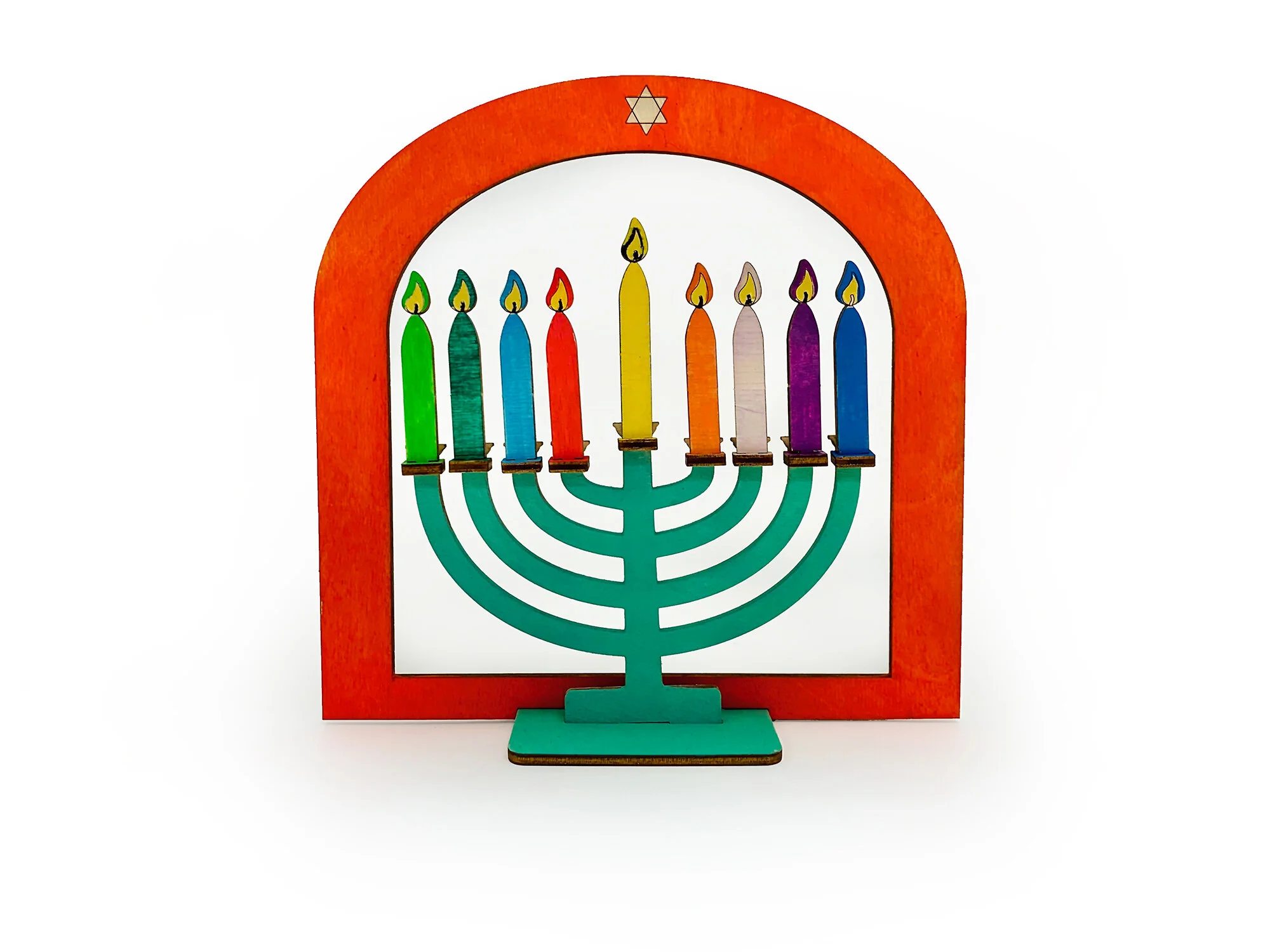 DIY Wooden Menorah Kit for children — scienceSeeds