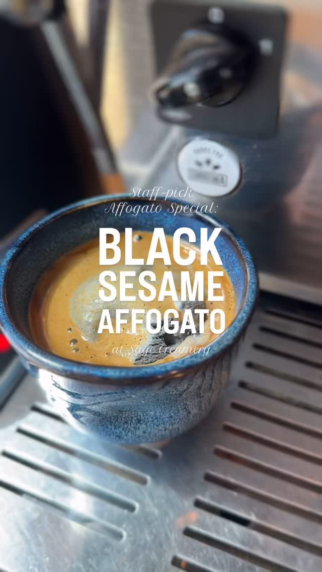 🍨✨ Did you know that you can customize your Affogato? They’re available in-shop every day that we’re open :)
Some flavors play really well with a fresh shot of espresso 🔥 this month our top picks are Black Sesame and Campfire S’m