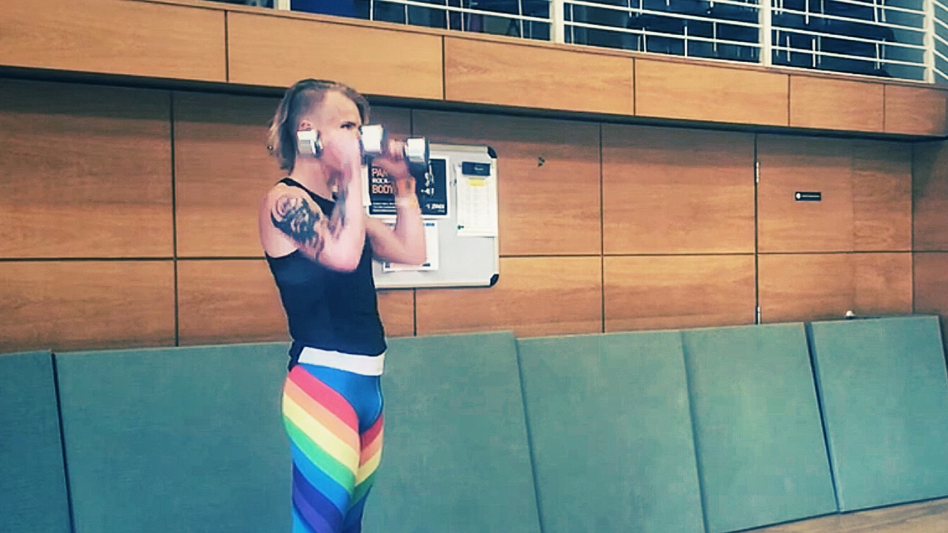 Dumbbell Curl to Press