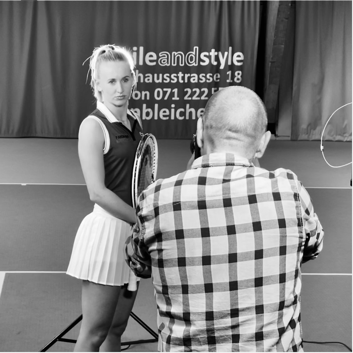 An exciting photo shooting with tennis star Jil Teichmann