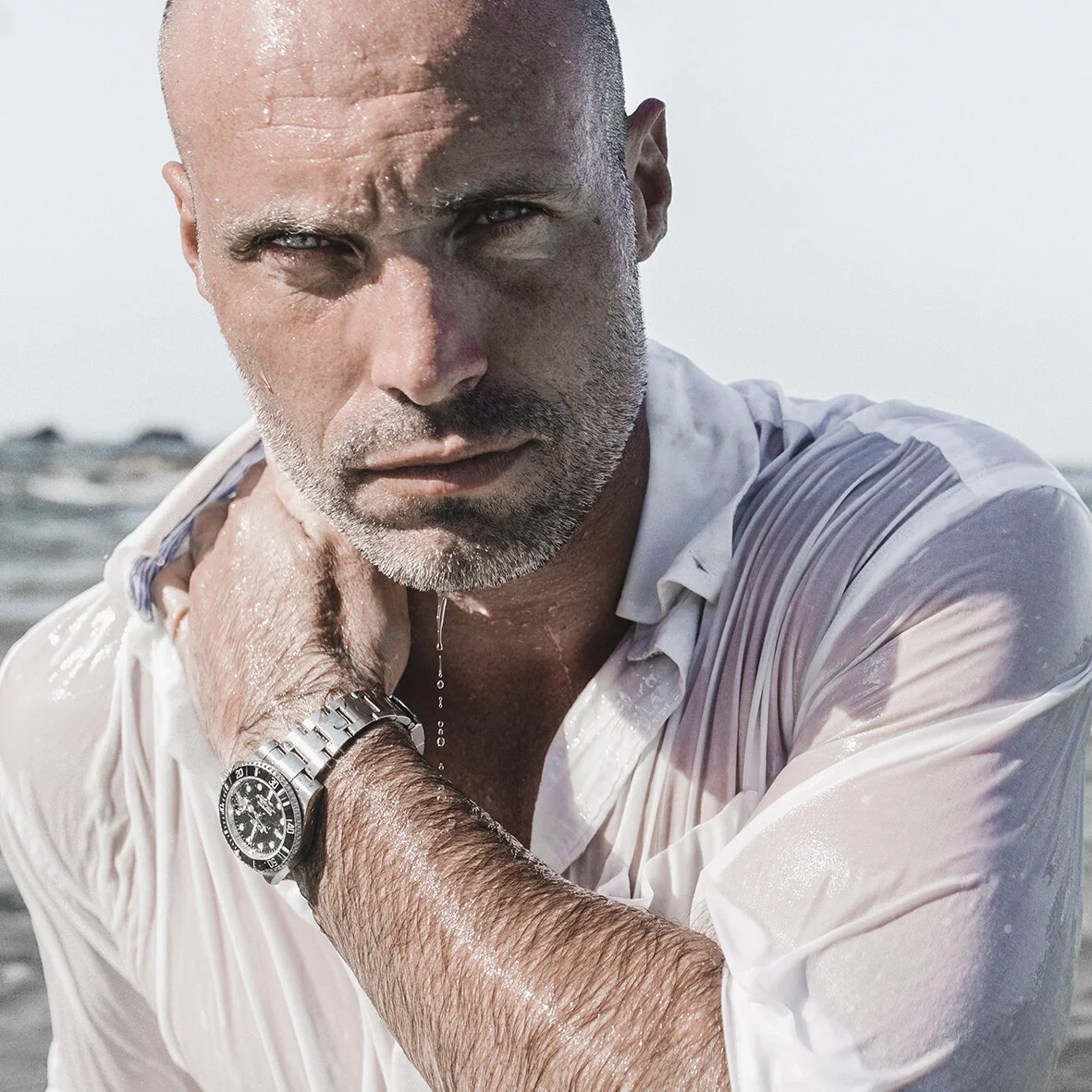 Concept and art direction for Rolex representative in Malta - Edwards Lowell. Rolex Submariner Date. Photography David Zammit.