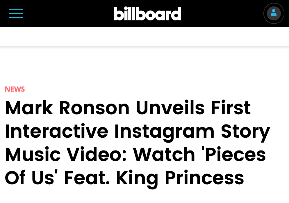 Watch a Preview of Mark Ronson's 'Pieces of Us' Music Video, Feat. King  Princess – Billboard