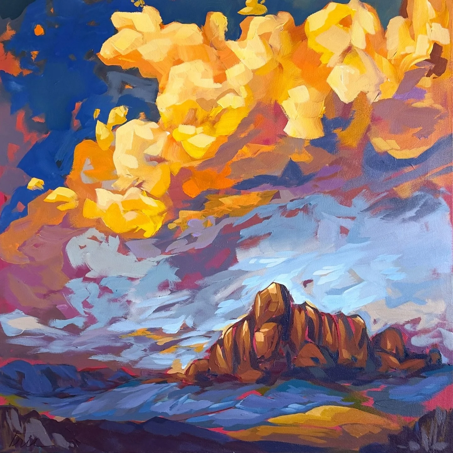 Big news I&rsquo;ve been pretttyyy excited to sit with for a bit.✨🫣

>>Where Stones Stay Still<< was accepted into this year&rsquo;s Wyoming Governor&rsquo;s Capitol Art Exhibition! This one is a pretty big deal, and I&rsquo;m really gla