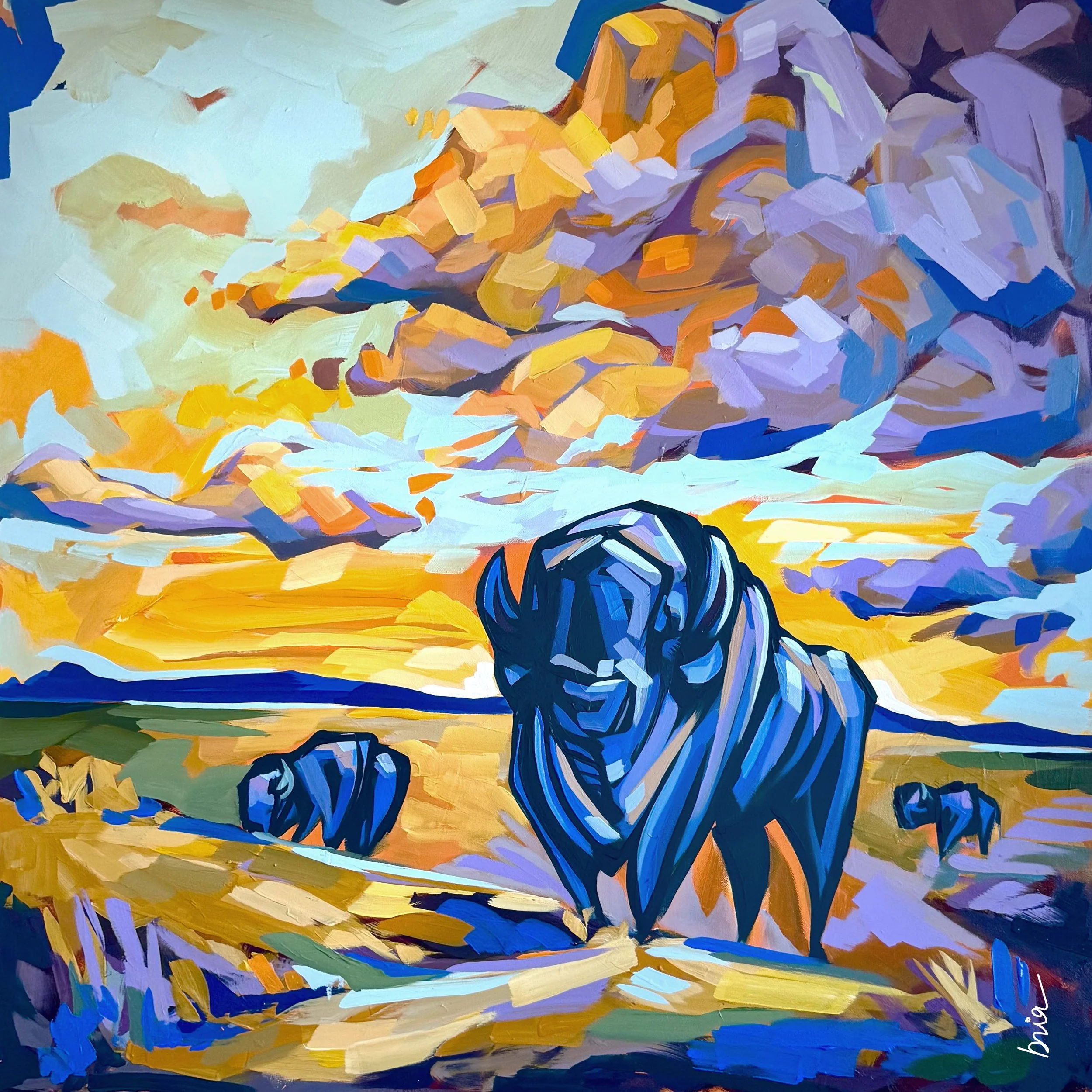 BLUE WITH BORROWED GOLD // 2026