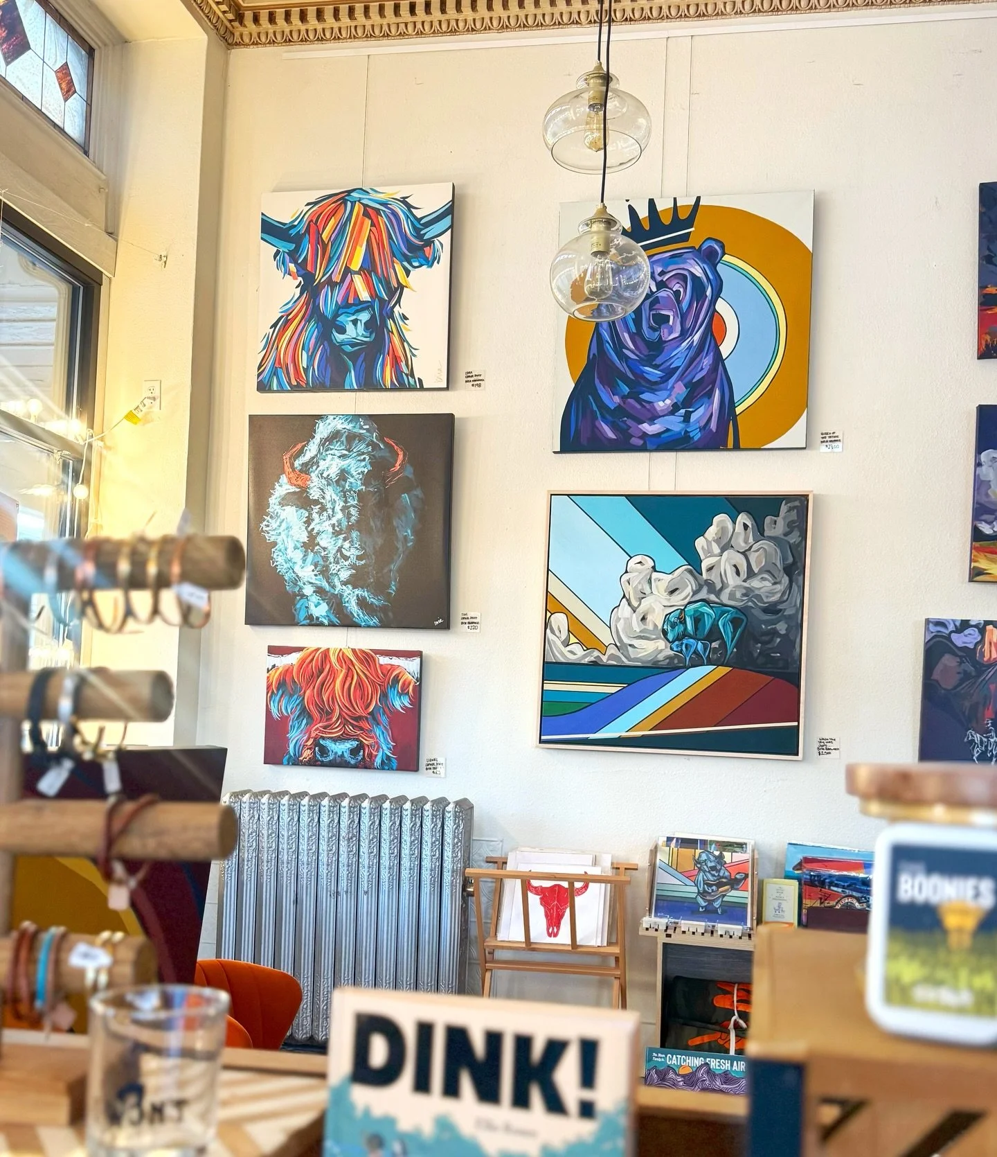 Some old favorites are making a comeback. ✨

We just hung a fresh batch of canvas prints from my painting archive at @westward_wyo in Cheyenne, and honestly, I&rsquo;m kind of obsessed. It was the perfect excuse to bring back a few pieces that deserv