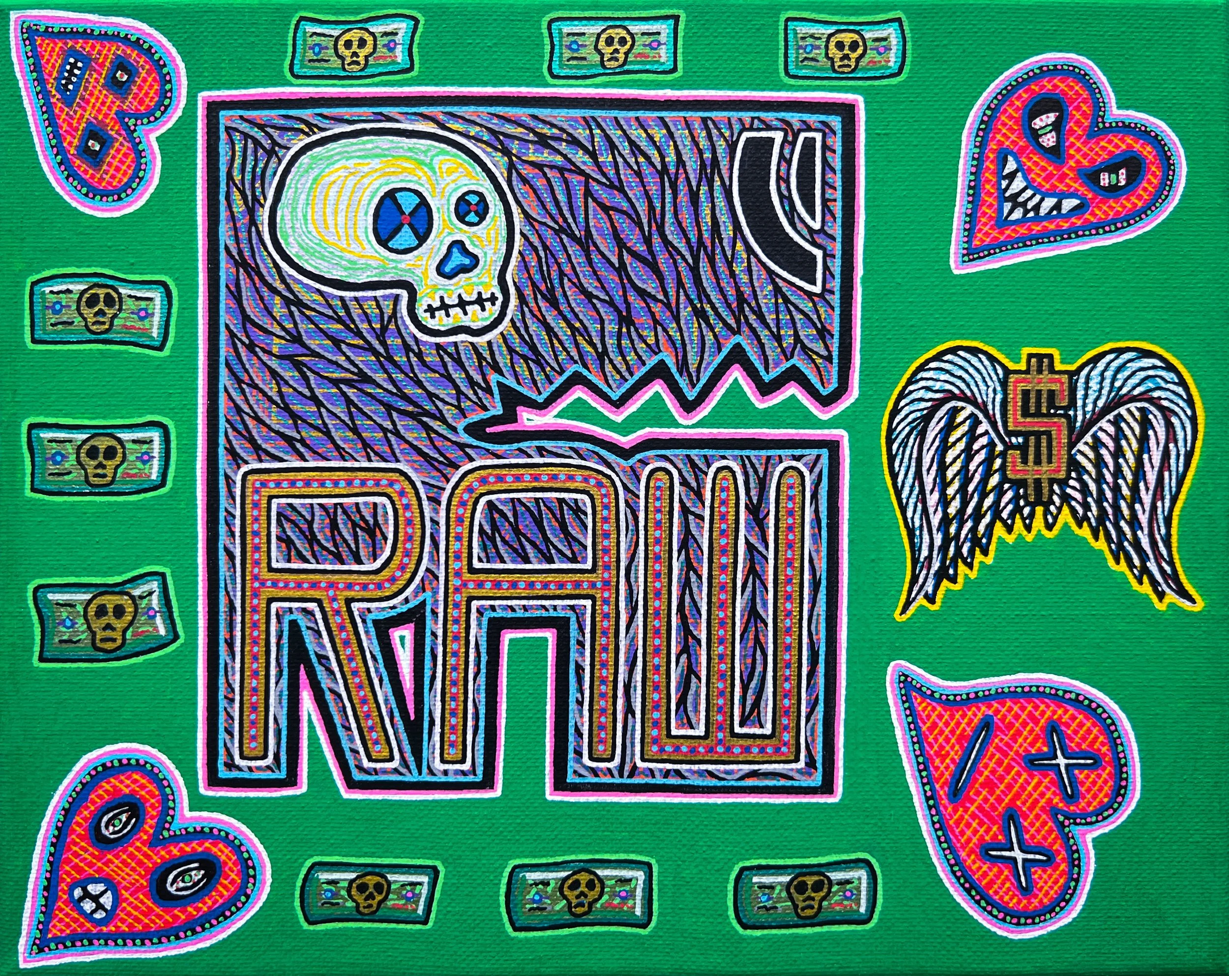 RAW HEAD #51 "Eddie"