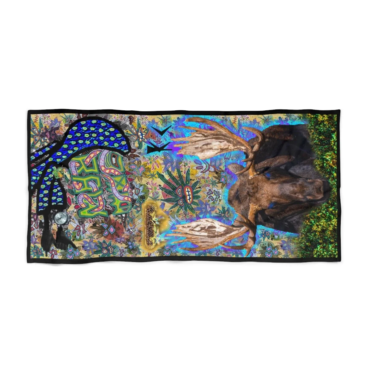 Moose Mfers Beach Towel by RabidArtWork