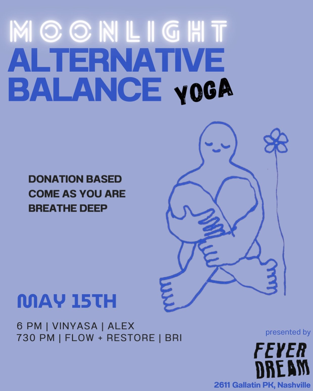 x Alternative Balance | Thurs 5/15

Sign Up at link in bio!

Alternative Balance Yoga is built on the belief that we are better together&mdash;and that every body is welcome.
We stand in solidarity with immigrants and celebrate the strength, diversit