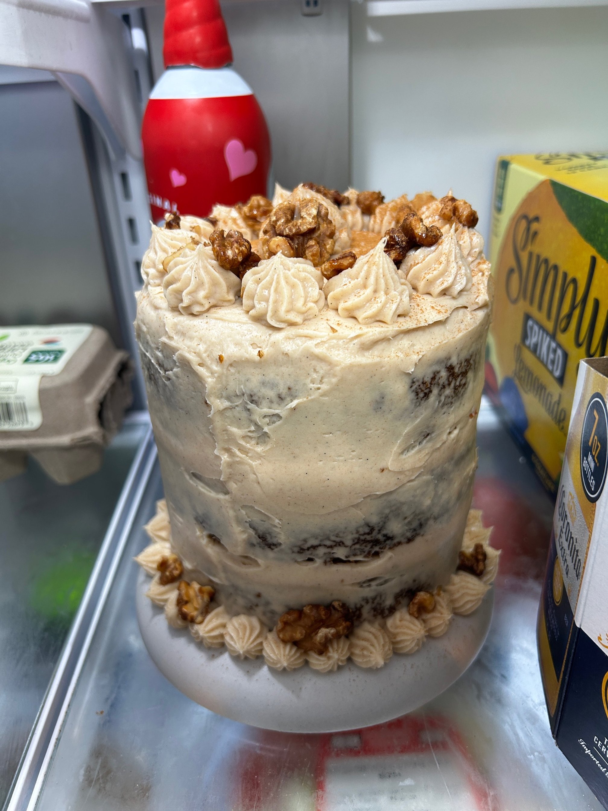 5.5.24 carrot cake w/ cream cheese frosting