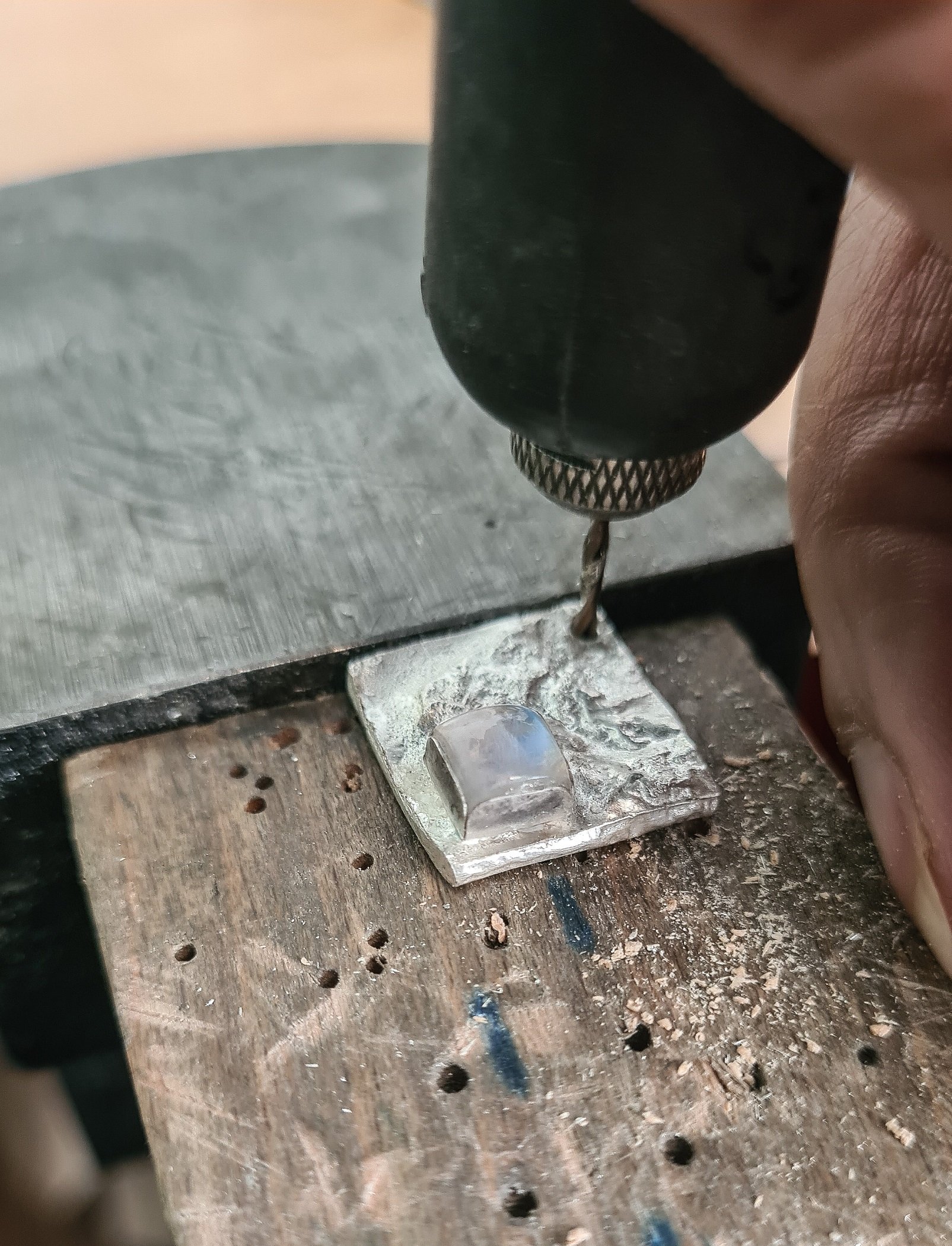 Drilling A Gemstone Pendant 