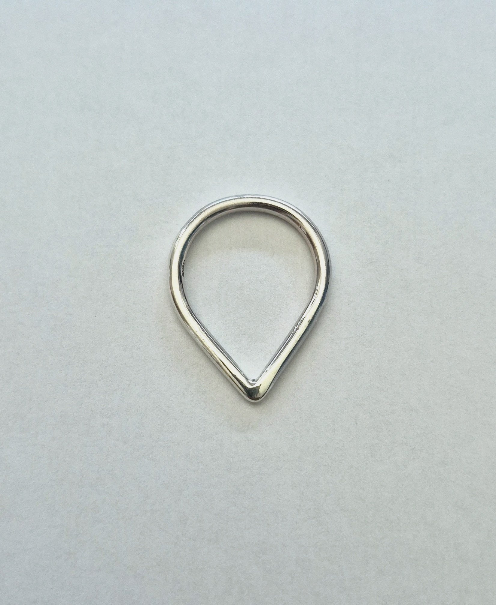 Steer Sustainable Sterling Silver Point Ring