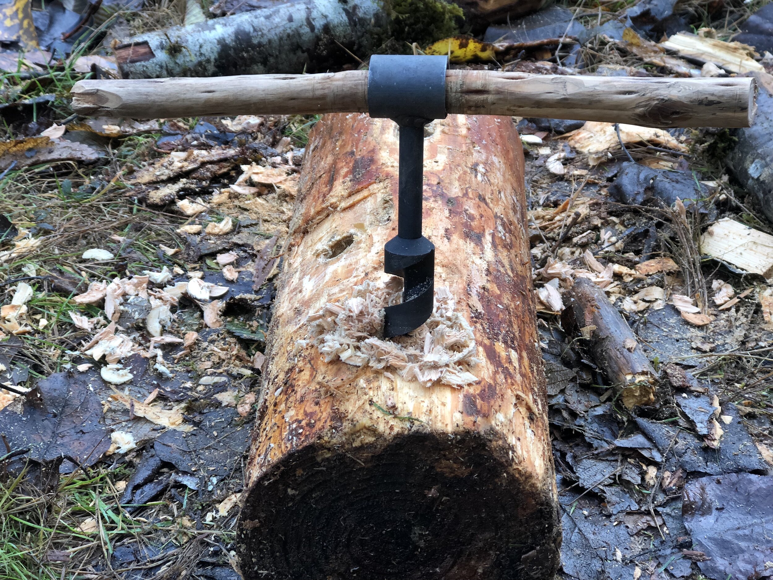 VASGOR 1/” x 12/” Scotch Eye Wood Auger Drill Bit Perfect Addition Tool to Survival and Camping Gear Packs Hand Auger for Bushcraft Backpack and Camping