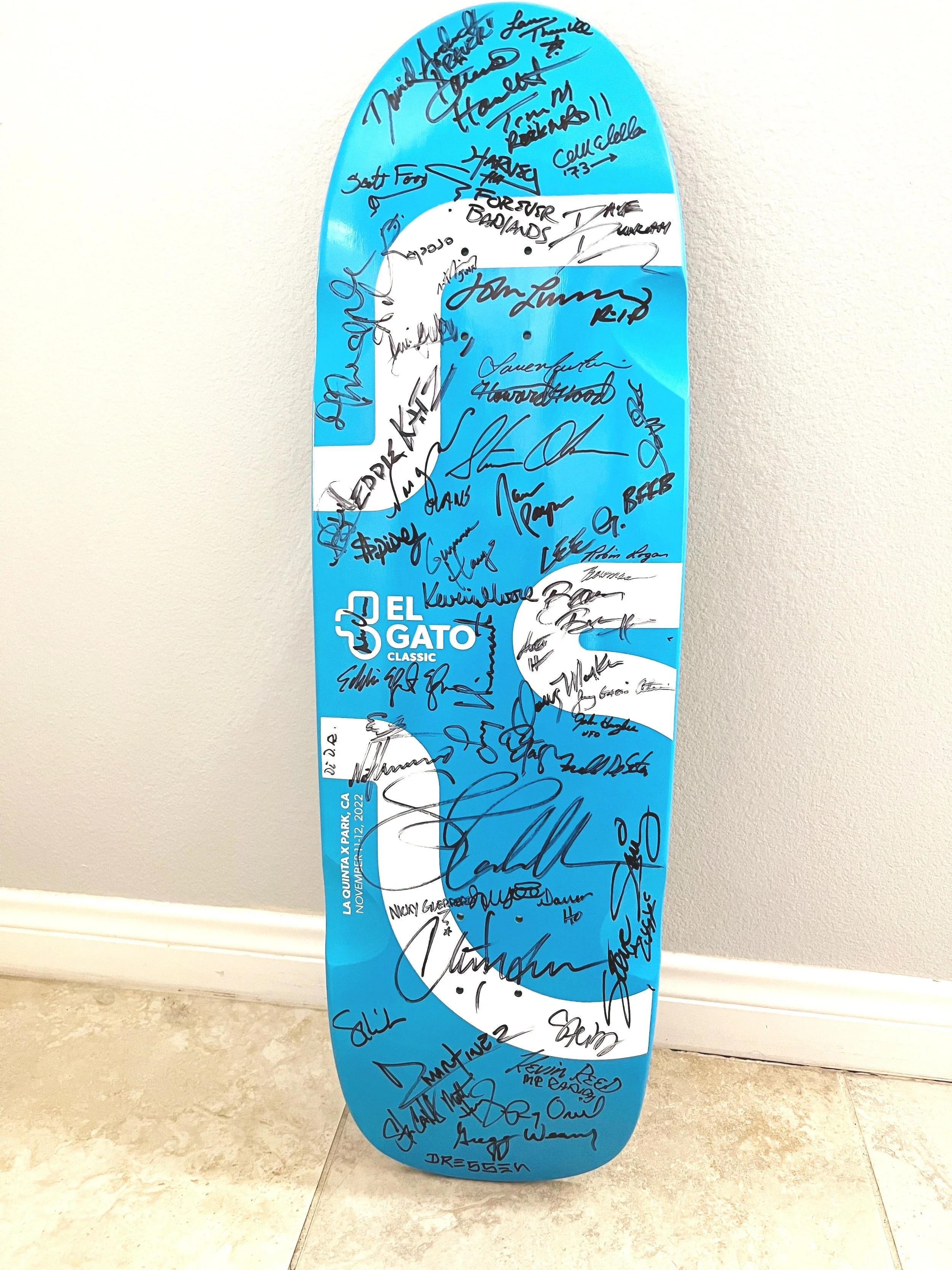 El Gato Classic 2022 Signed Board — Eddie Elguera