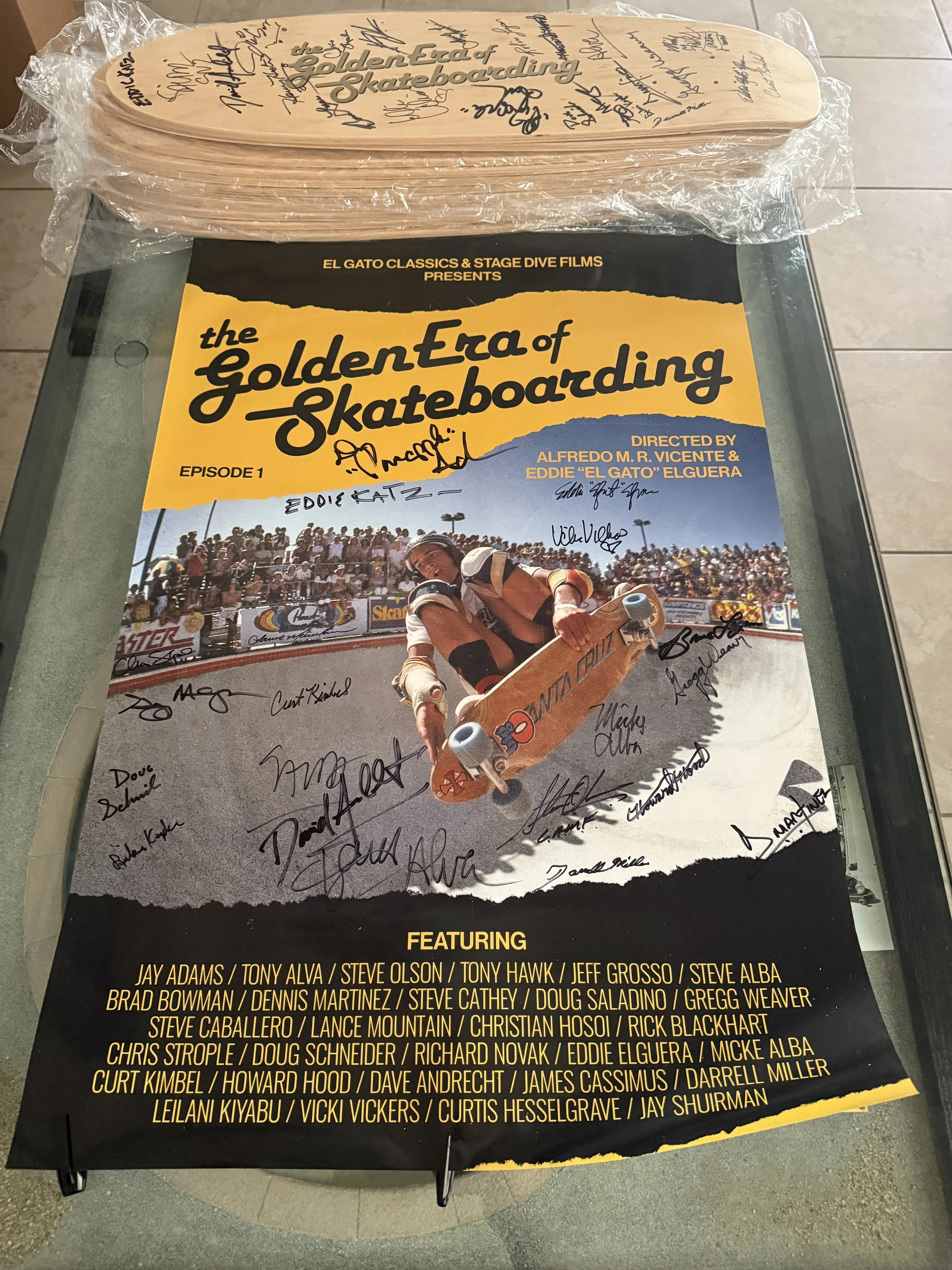 GES POSTER SIGNED BY CAST