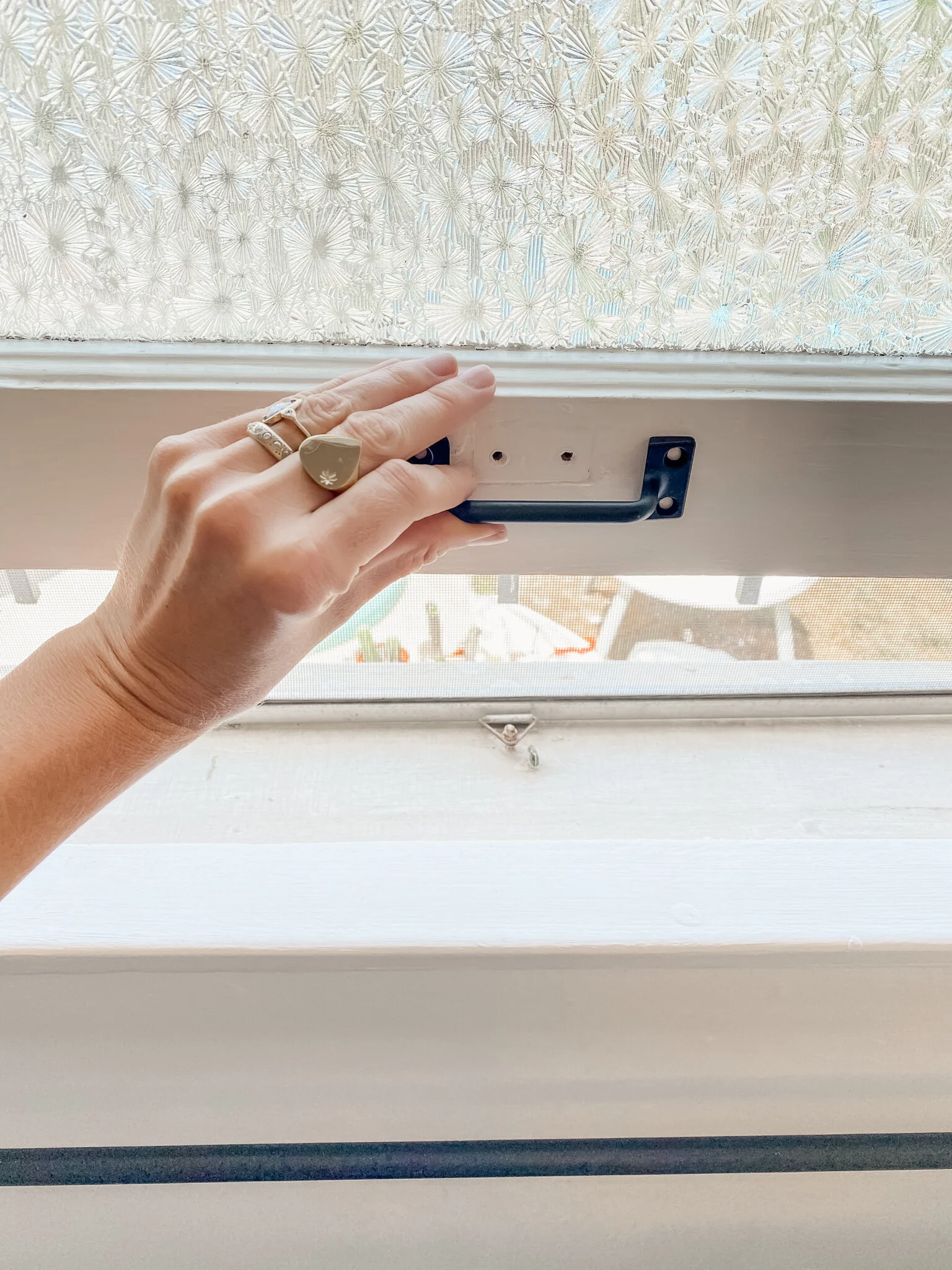 Blanco Bungalow Old Windows, New Love. How to refresh old windows with new hardware and a few easy tricks..jpg