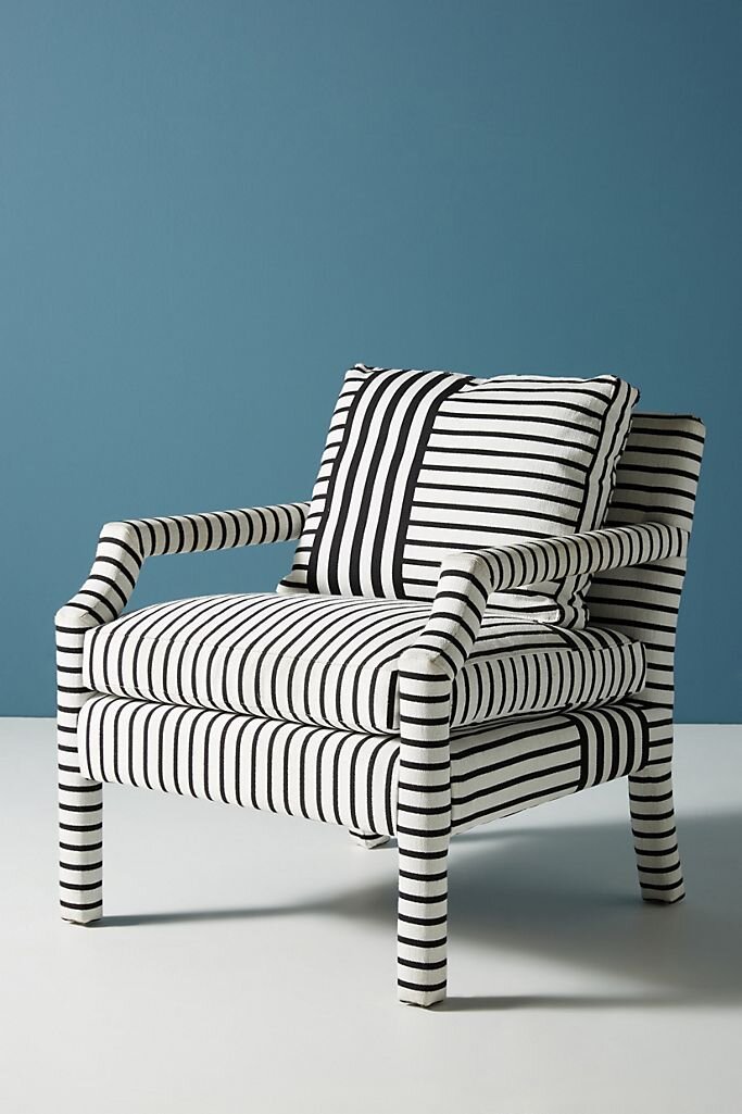 3. Banded Stripe Chair