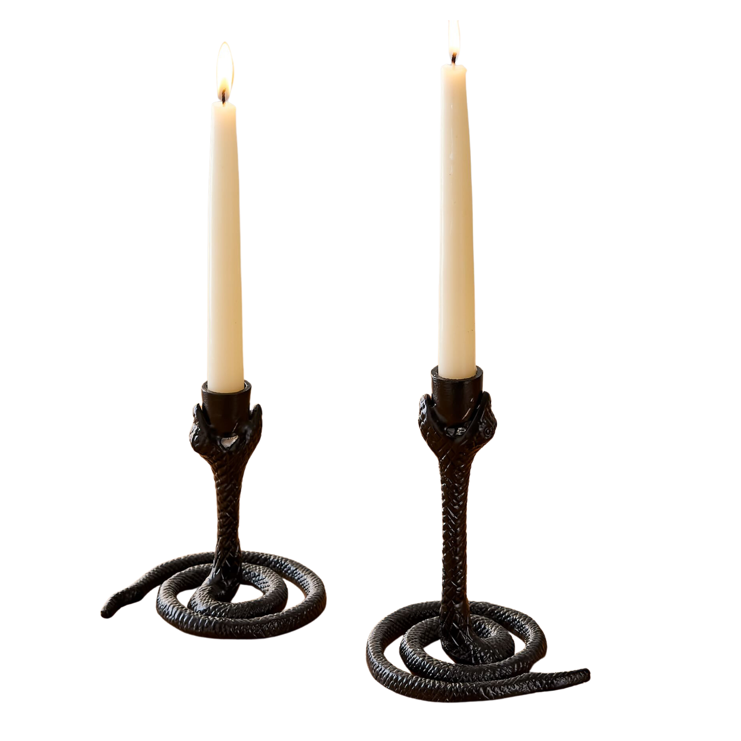 Snake Taper Candle Holders