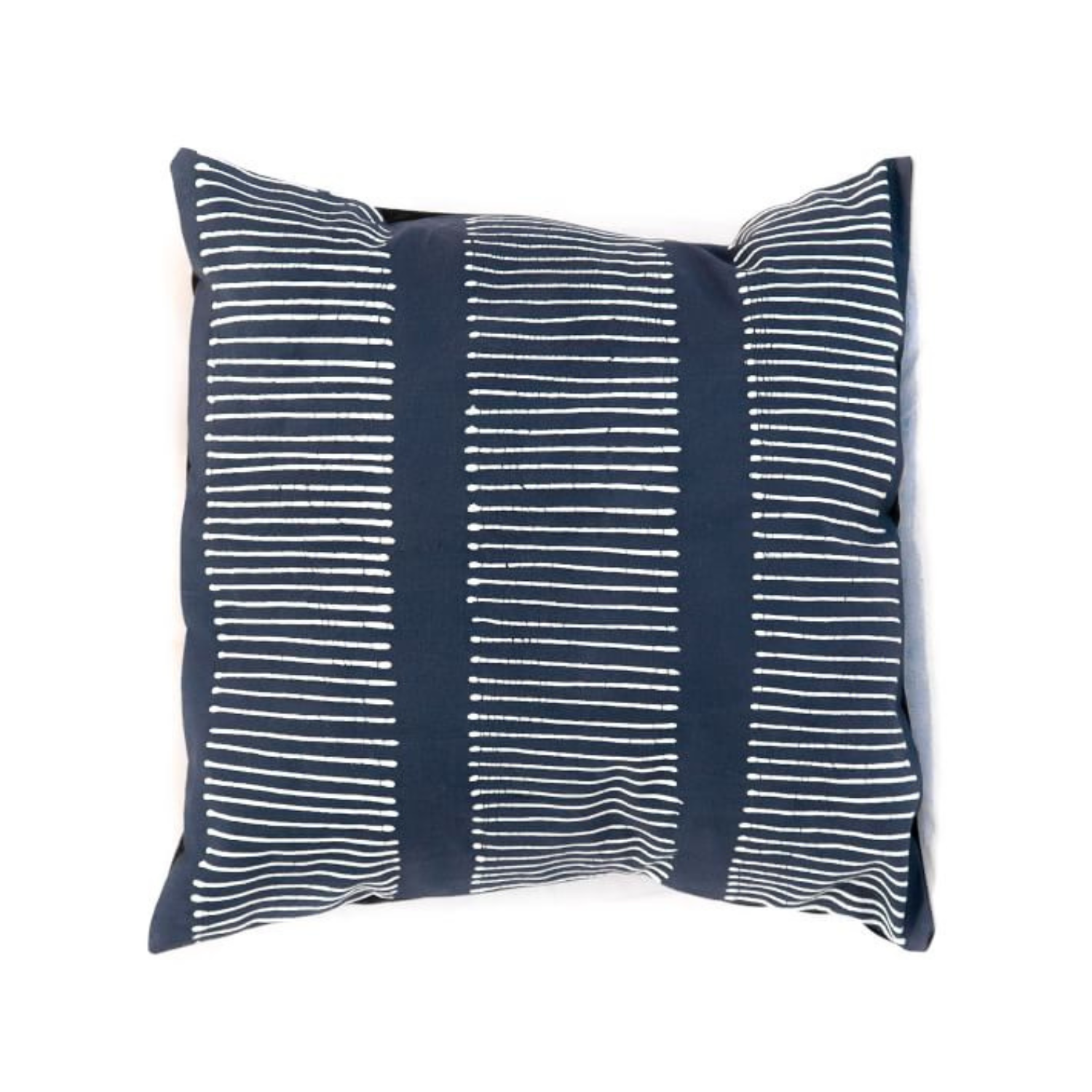 Handpainted Indigo Pillow