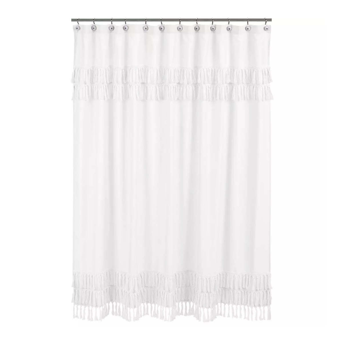 Fringe Shower Curtain