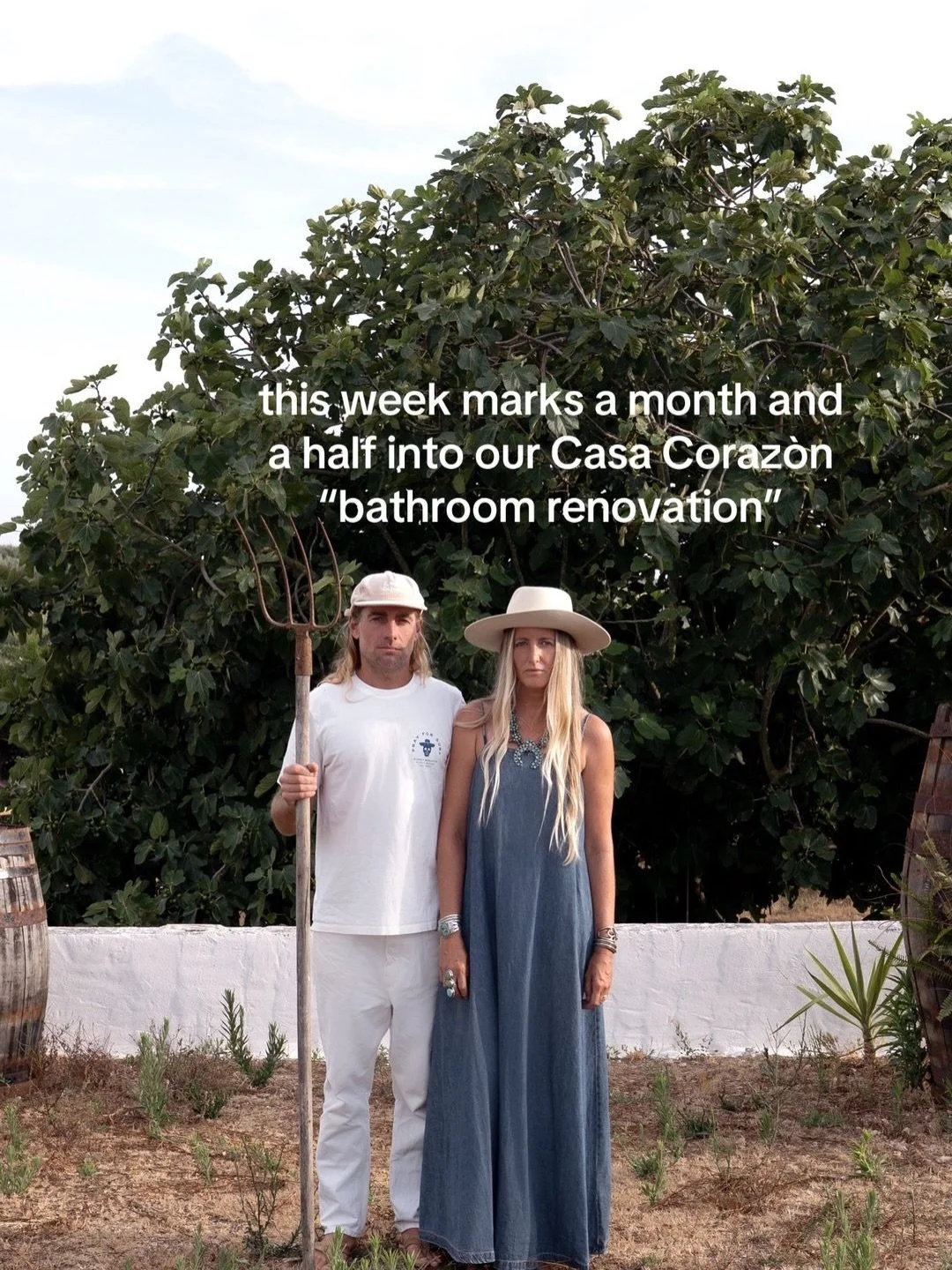 This week marks a month and a half into our Casa Coraz&oacute;n renovation&hellip;.🛠️
What was supposed to be a simple bathroom update and light winter refresh turned into a full gut renovation. The moment we opened the first wall, we realized we op