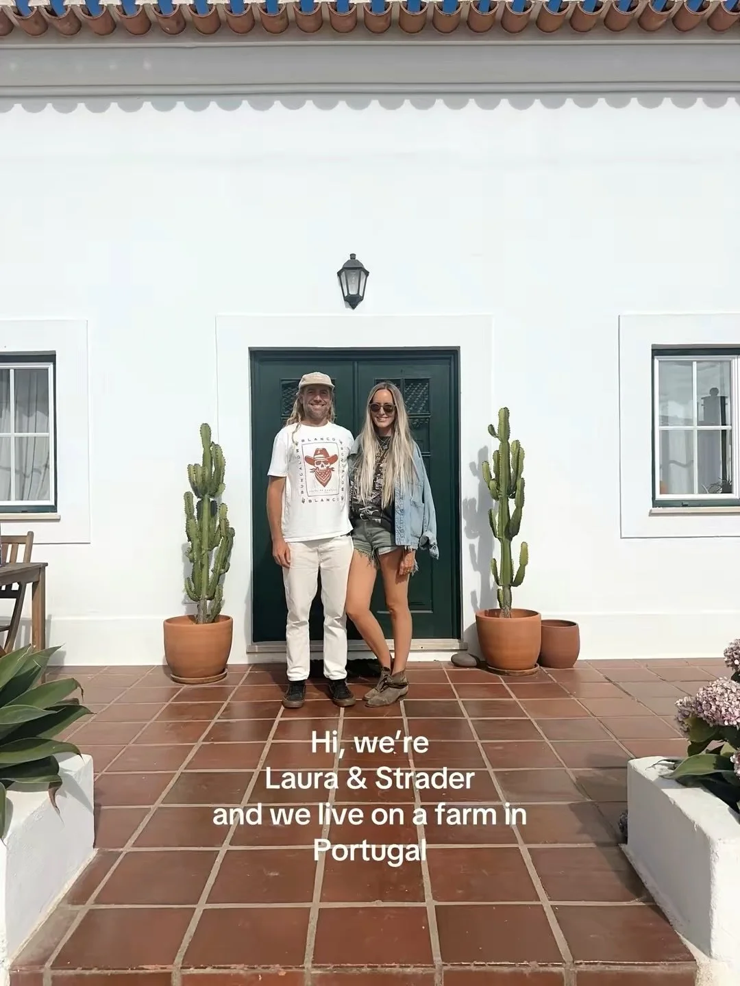 Hi, we&rsquo;re Laura &amp; Strader and we live on a farm in Portugal🌵

My husband and I live on a seaside ranch in the World Surfing Reserve in Ericeira, Portugal. Our farm is in the cutest little fishing village, sandwiched between some of the bes